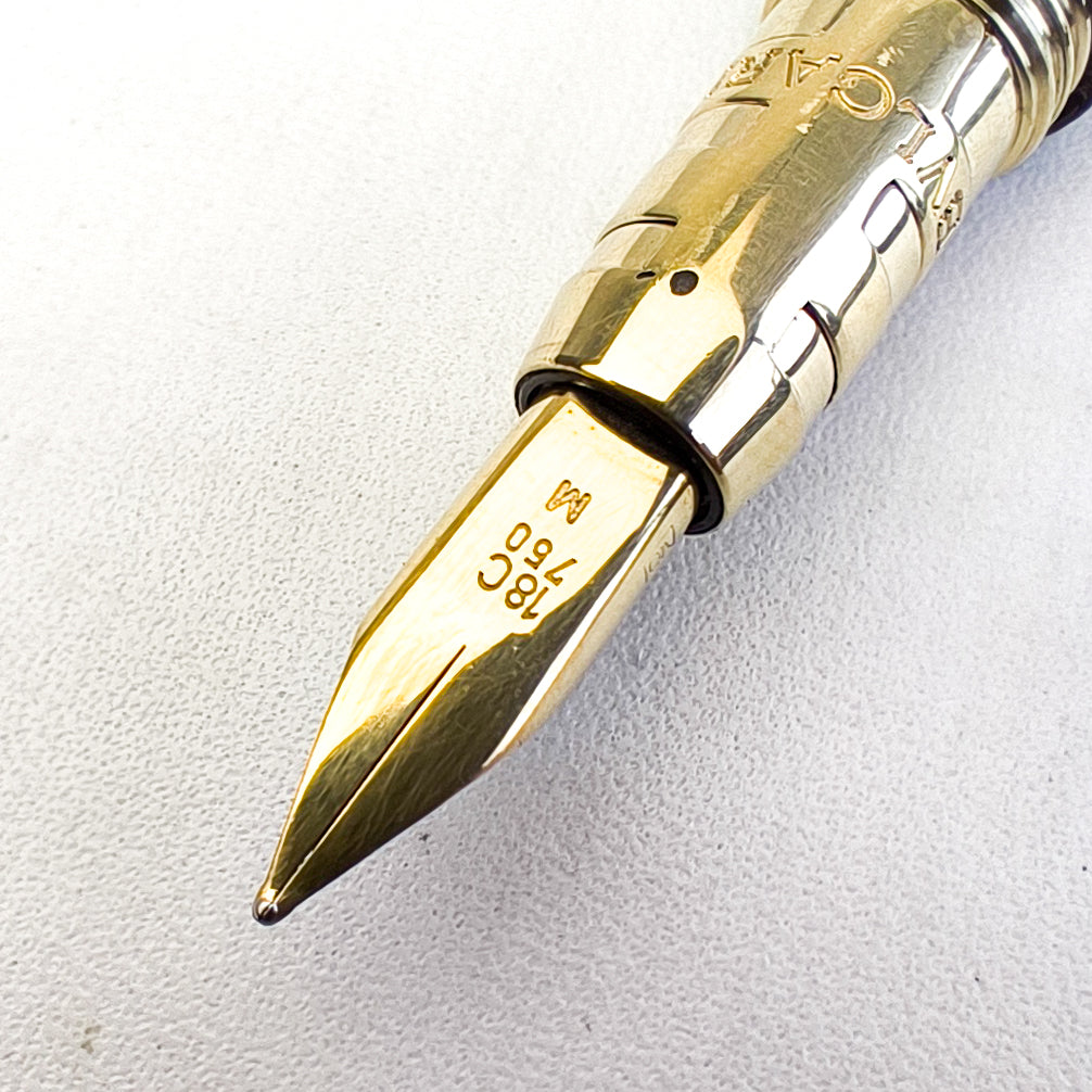 BULGARI ROMA MATTE BLACK GT FOUNTAIN PEN (1990s)