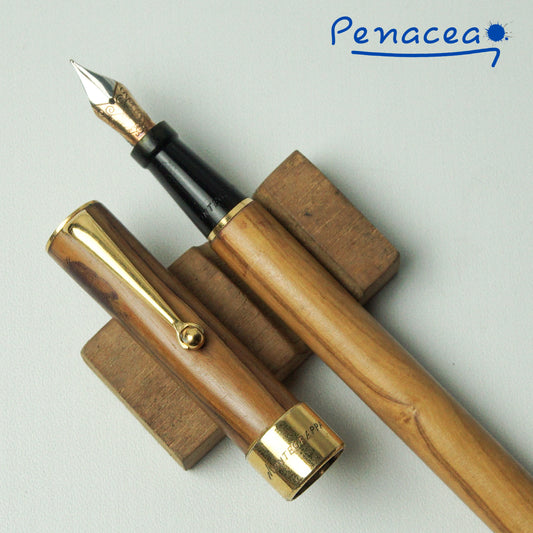 MONTEGRAPPA PRESTIGE OLIVE WOOD FOUNTAIN PEN (1990s)