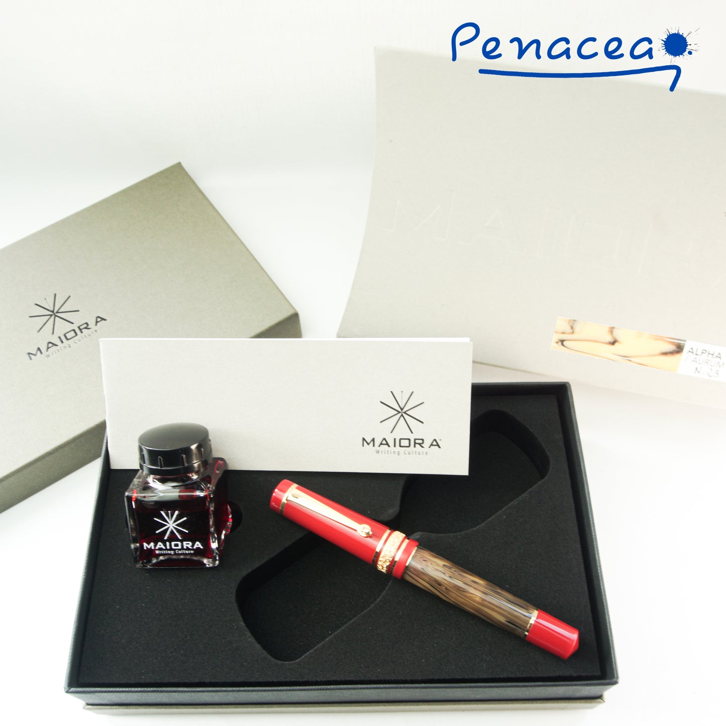 MAIORA ALPHA AURUM LIMITED EDITION 23/63 FOUNTAIN PEN