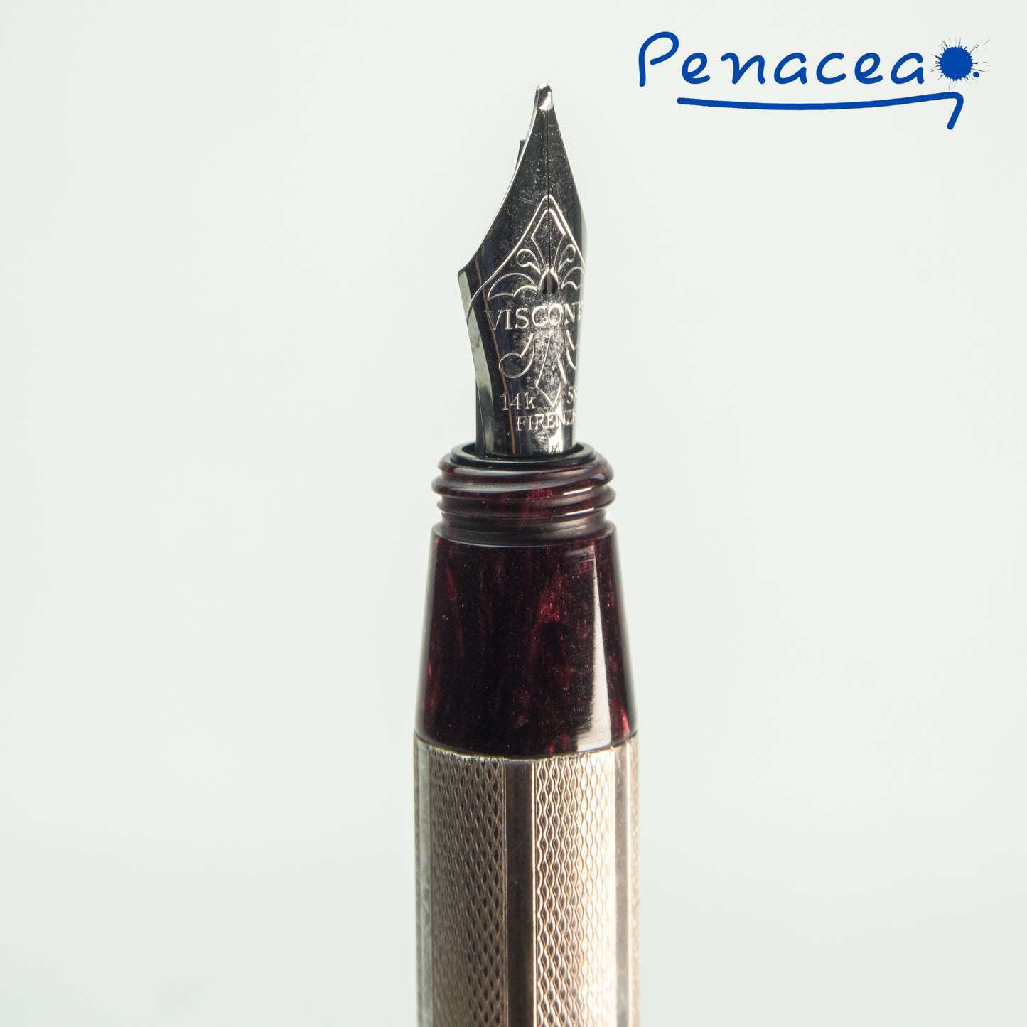 VISCONTI RINASCIMENTO RED STARDUST FOUNTAIN PEN (2001)
