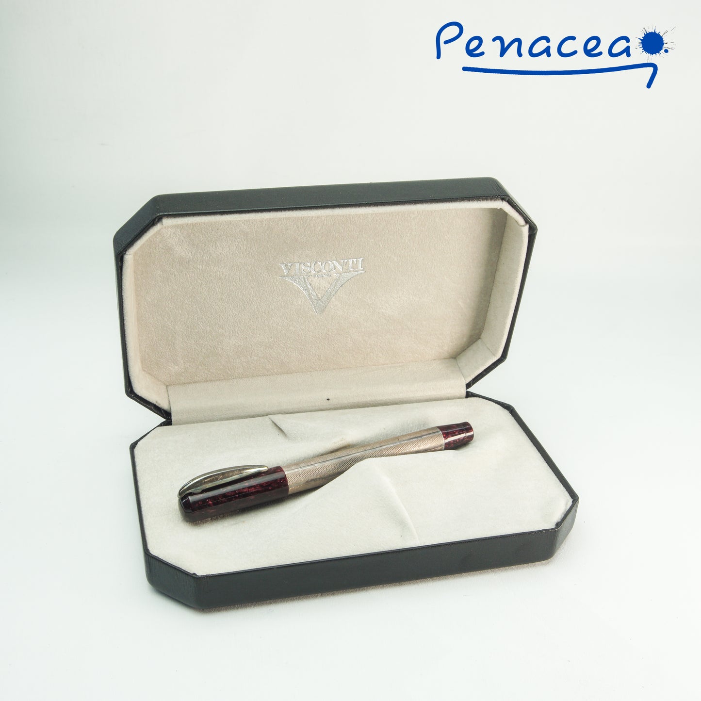 VISCONTI RINASCIMENTO RED STARDUST FOUNTAIN PEN (2001)