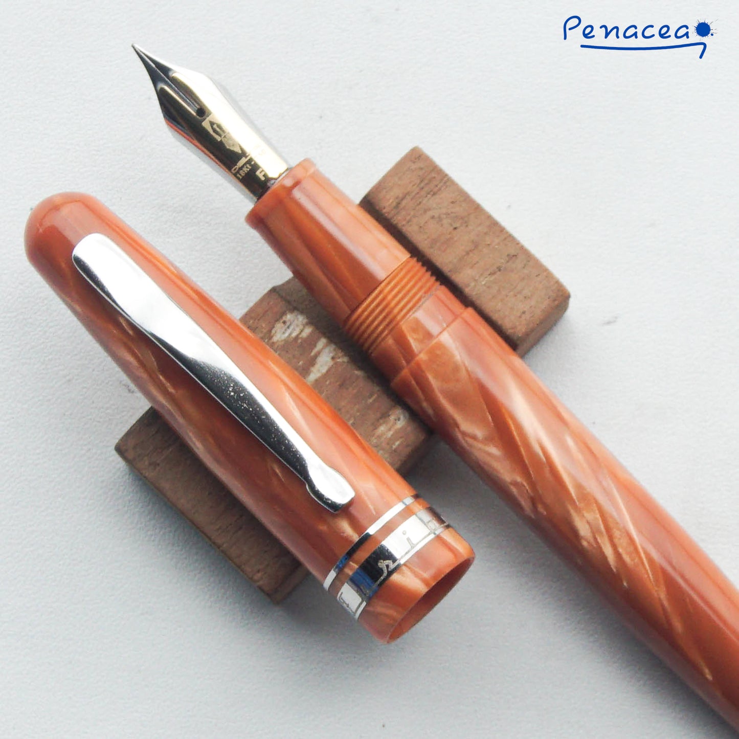 DELTA X CHATTERLEY FUSION 82 LE CELLULOID SAFRON FOUNTAIN PEN (2014)