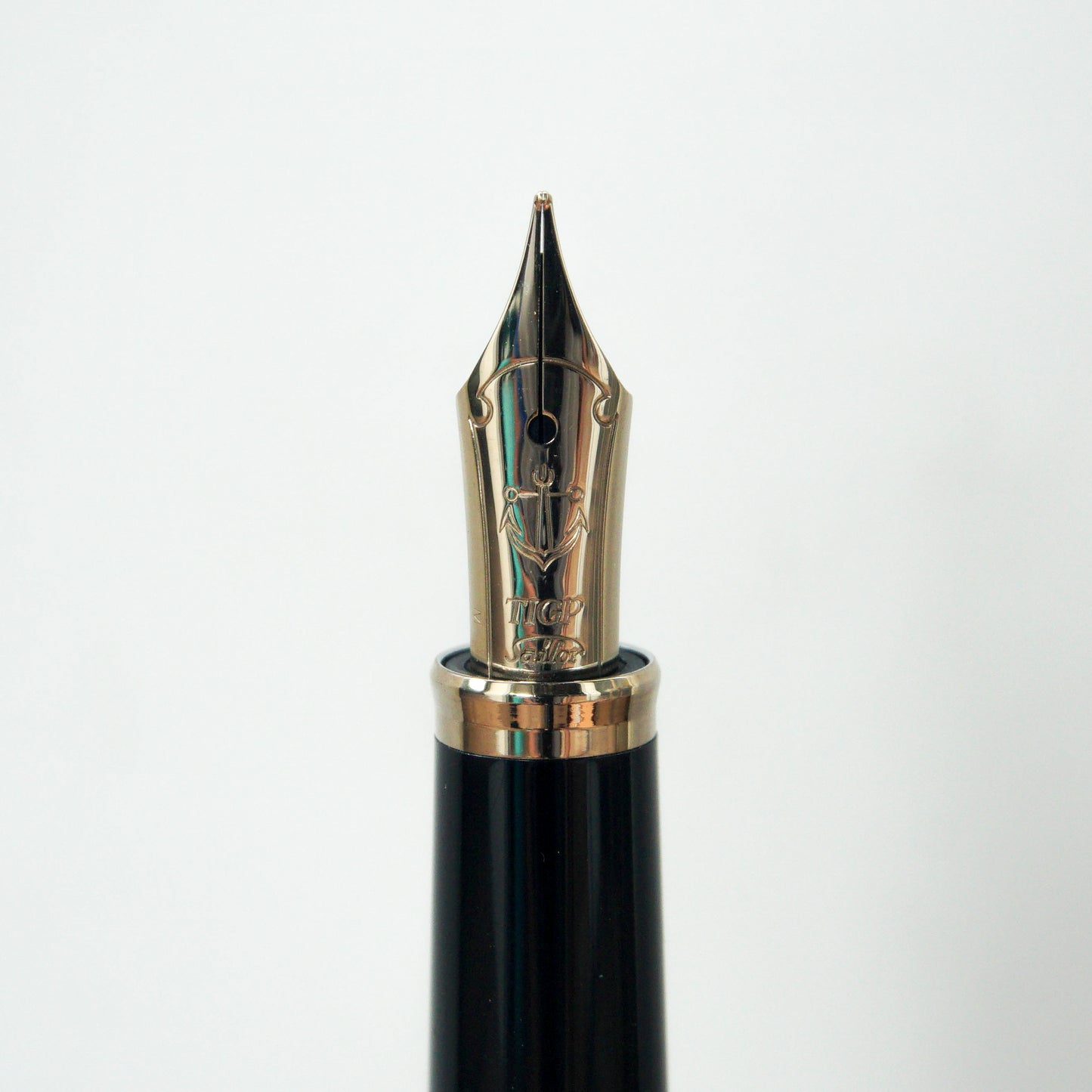 SAILOR SOMIKO HIRAMAKIE FAN & BAMBOO LEAVES BLACK GT FOUNTAIN PEN (1995)