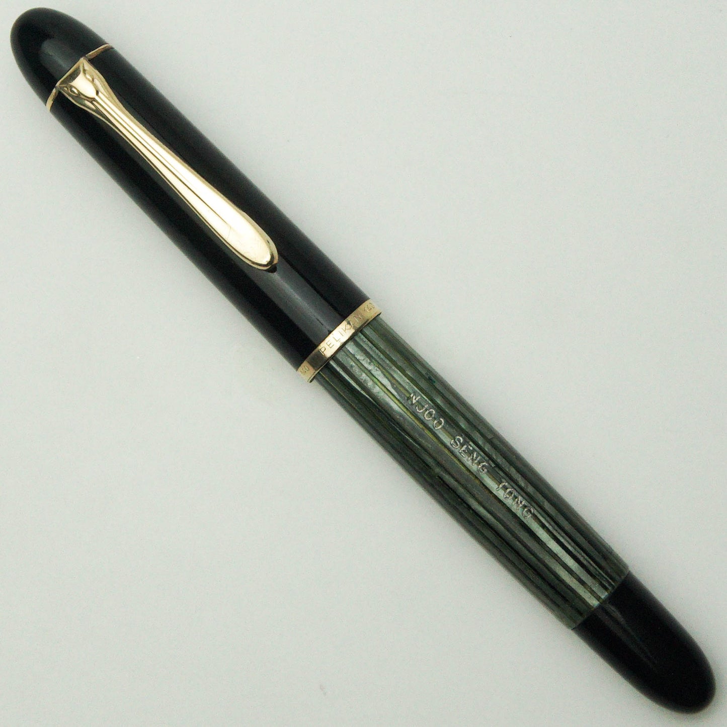 PELIKAN 140 GREEN STRIPE FOUNTAIN PEN (1954)
