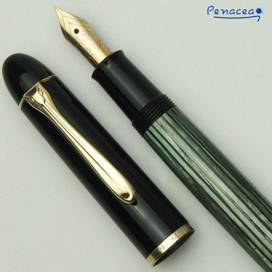 PELIKAN 140 GREEN STRIPE FOUNTAIN PEN (1954)