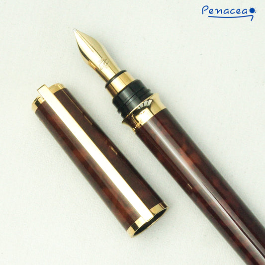 ST DUPONT MONTPARNASSE THUYA LAQUE DE CHINE FOUNTAIN PEN (1990s)