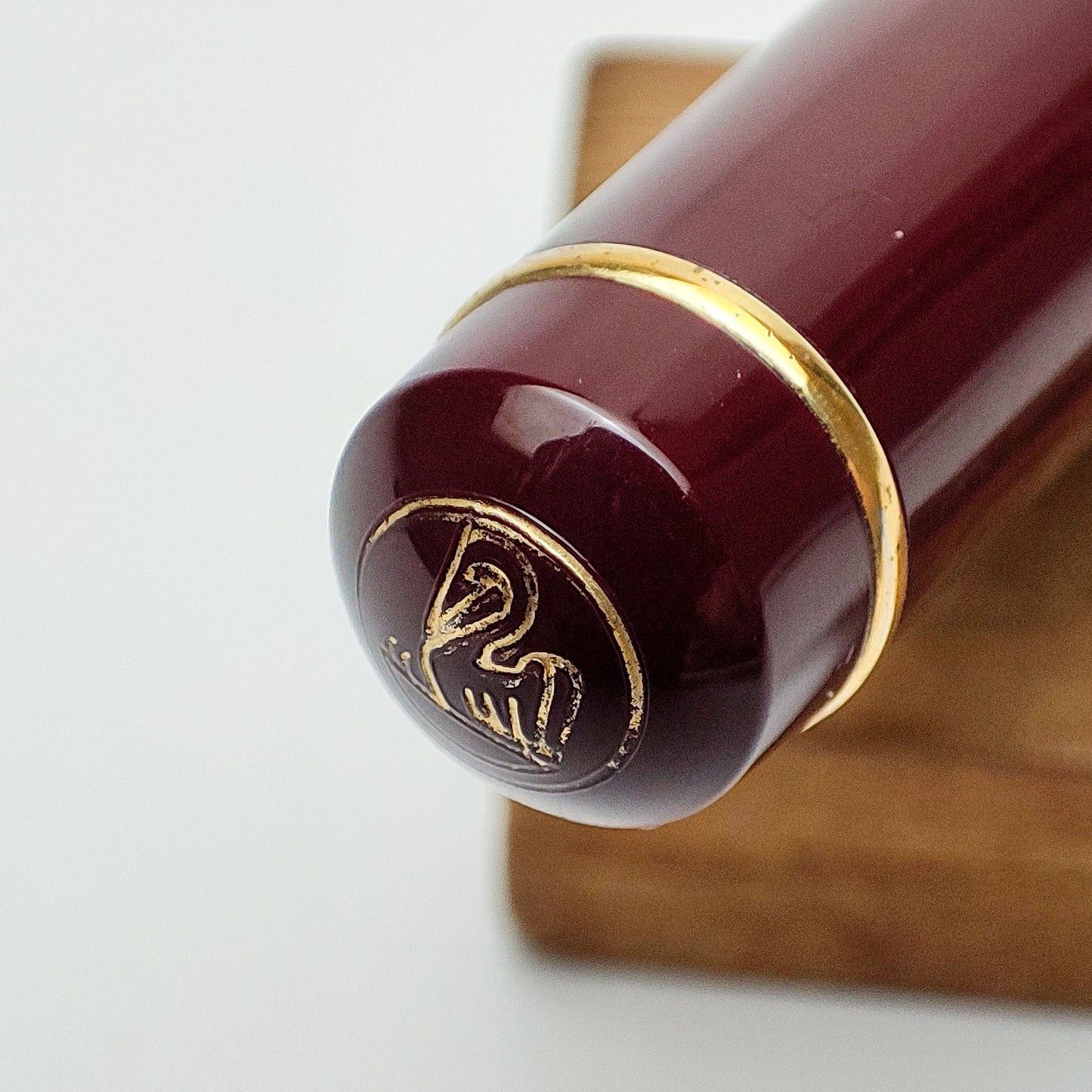 PELIKAN M150 OLDSTYLE BLACK - BURGUNDY FOUNTAIN PEN (1996)