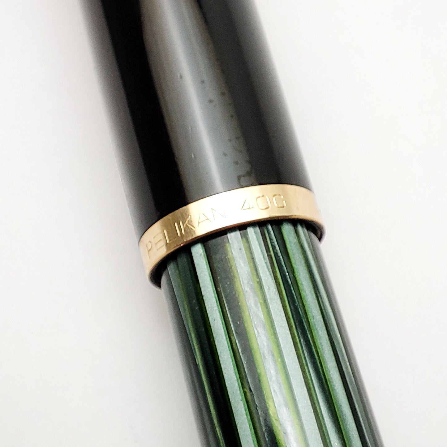 PELIKAN 400NN GREEN STRIPE FOUNTAIN PEN (1965)