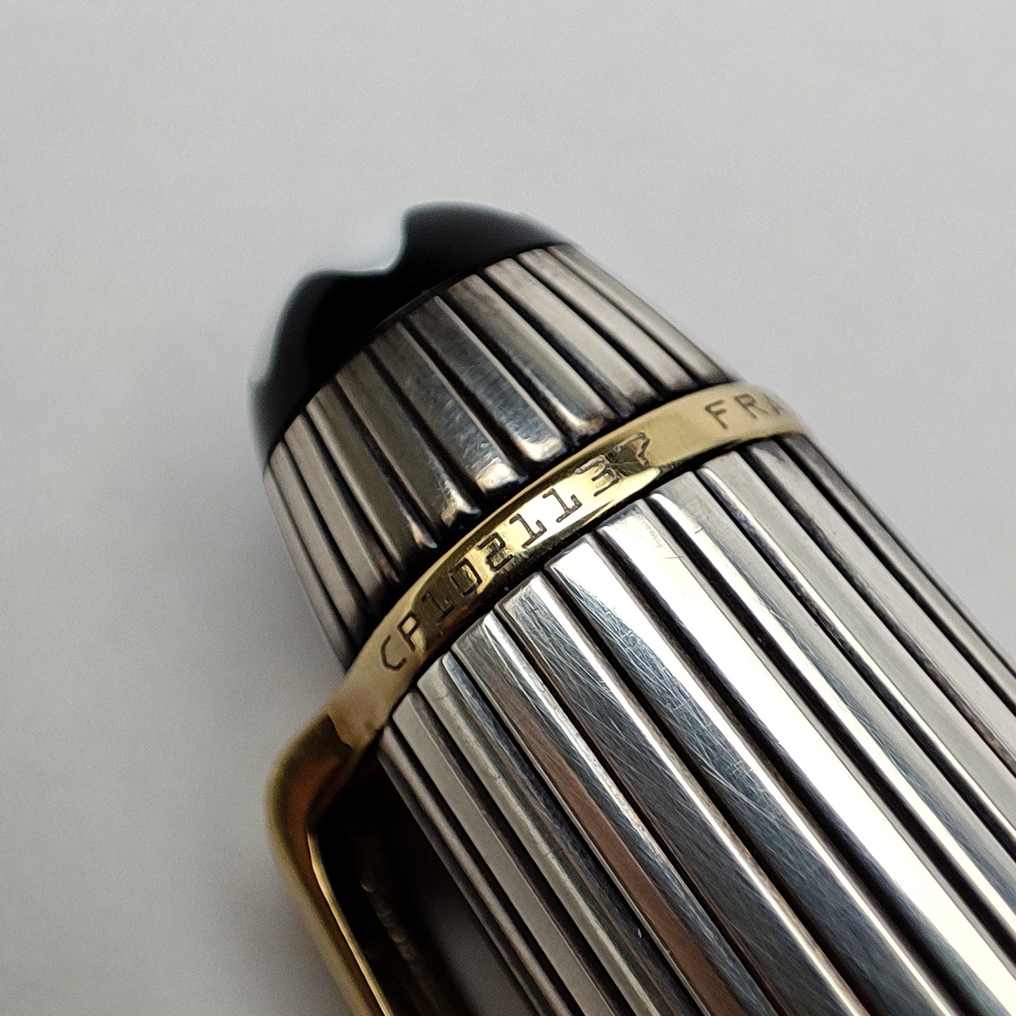 MONTBLANC 114 SOLITAIRE HOMMAGE TO WOLFGANG AMADEUS MOZART STERLING SILVER Ag925 PINSTRIPE FOUNTAIN PEN (1997)