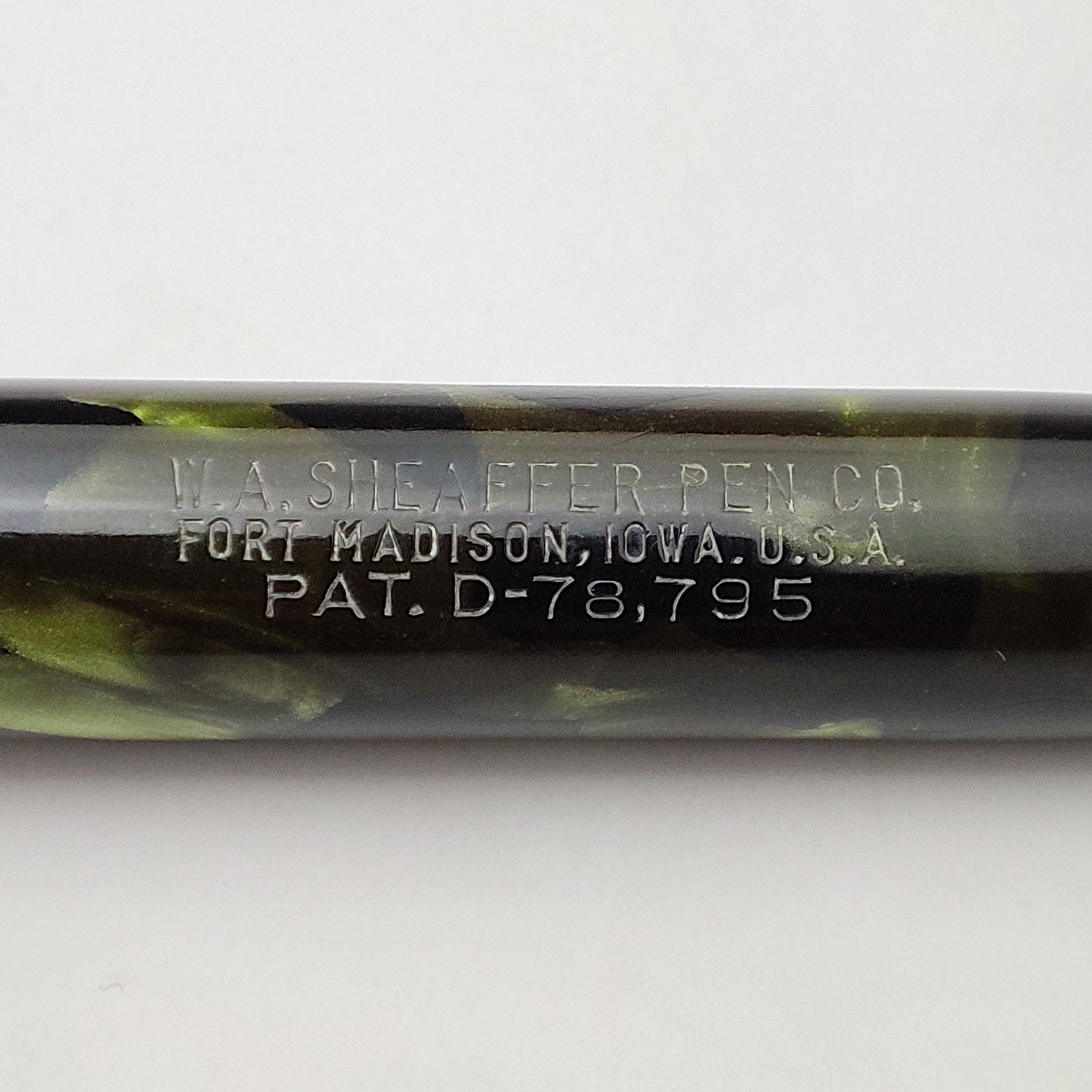 SHEAFFER BALANCE LIFETIME STANDARD MARINE GREEN FOUNTAIN PEN (1930s)