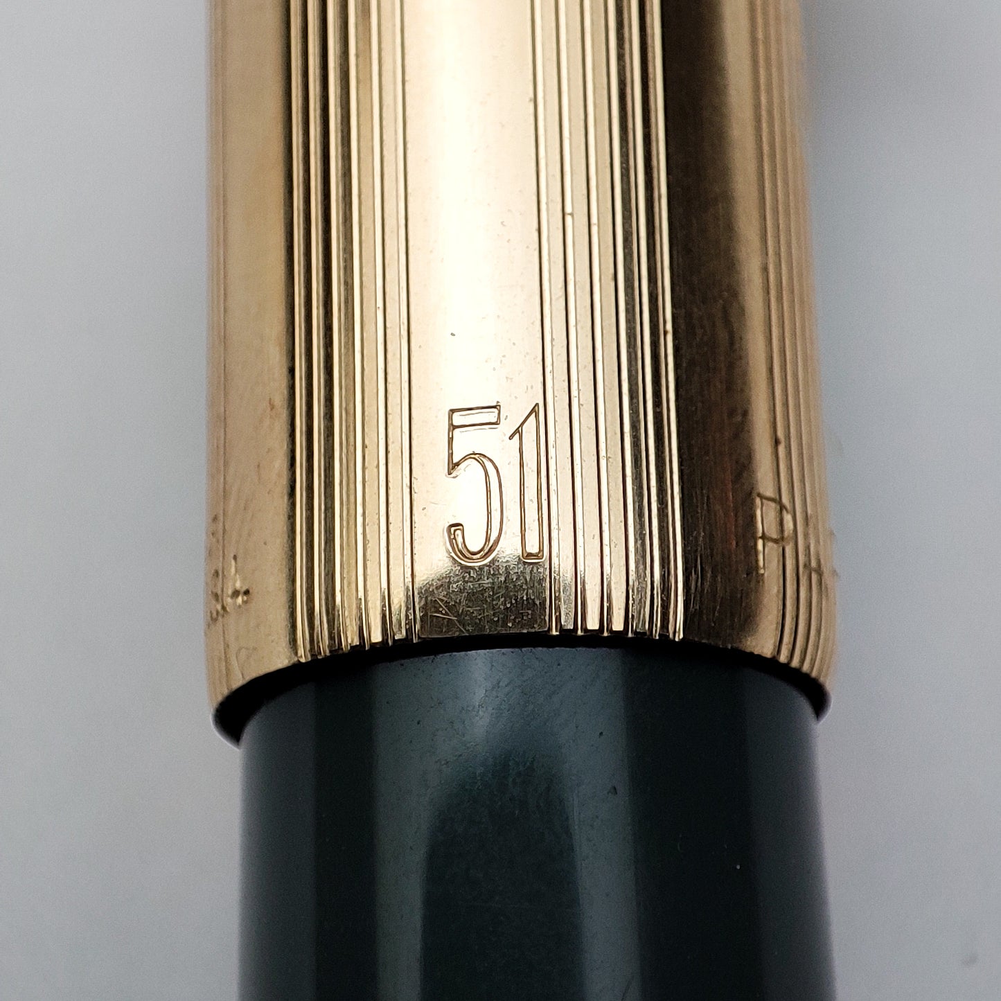 PARKER 51 AEROMETRIC MARK III NAVY GRAY FOUNTAIN PEN (1960s)