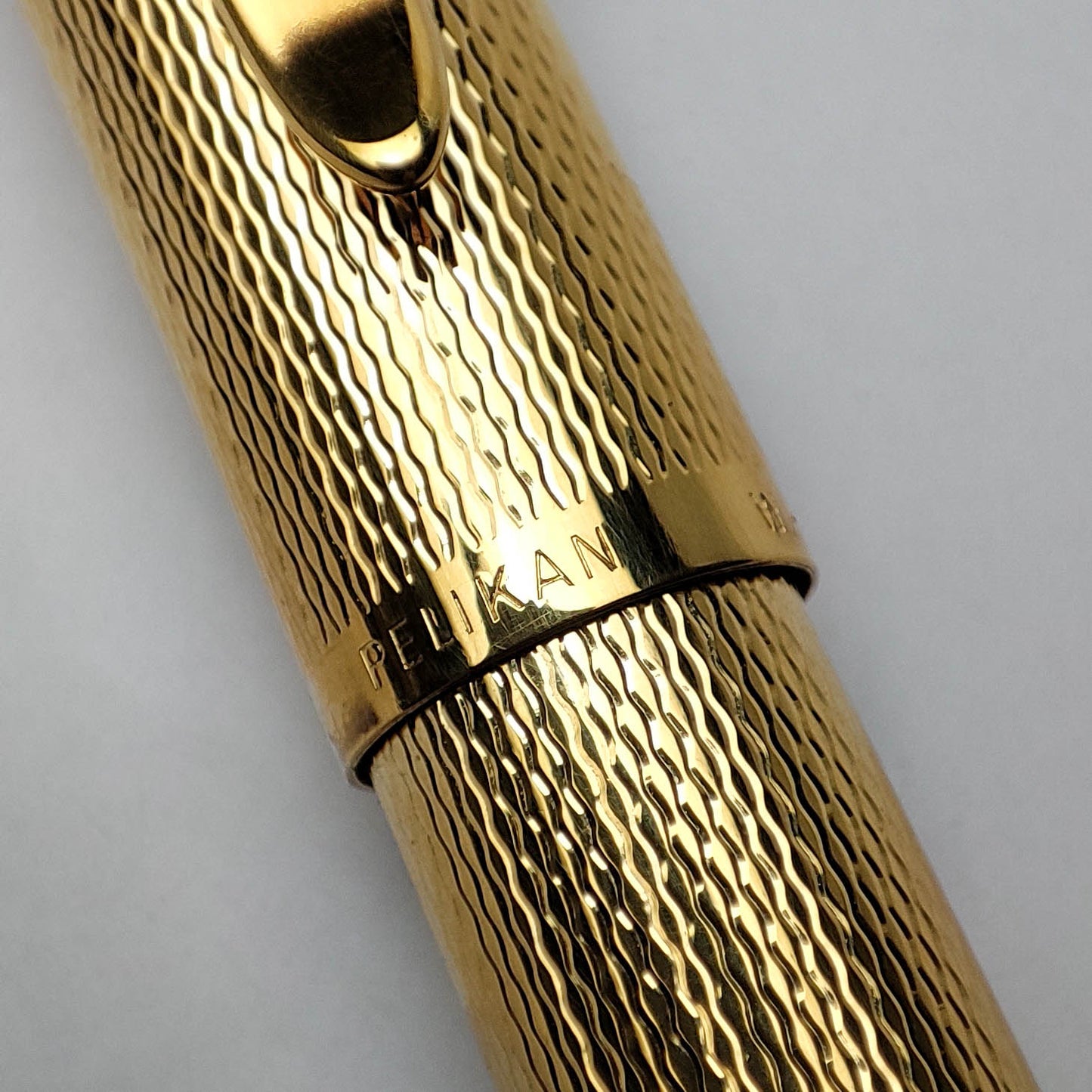 PELIKAN M760 JUBILEE GOLDPLATED BARLEYCORN FOUNTAIN PEN (1989)
