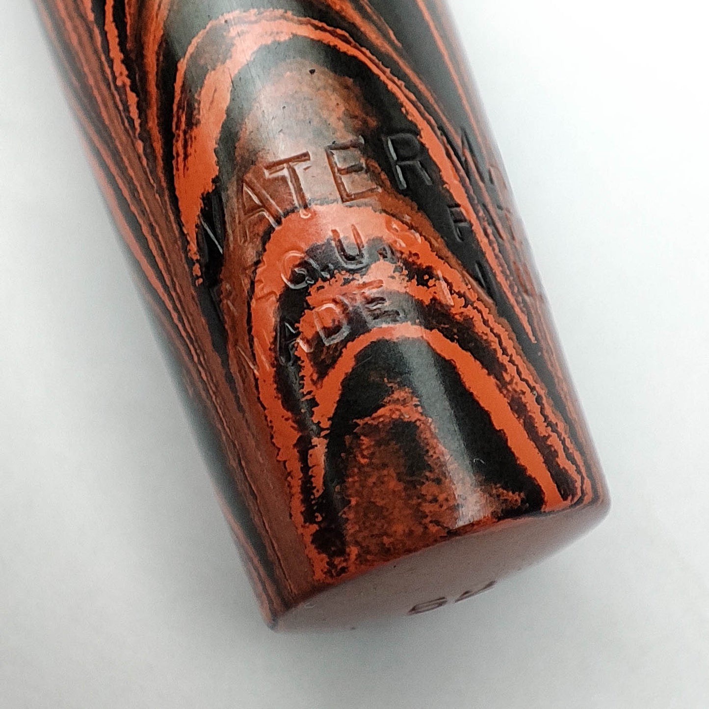 WATERMAN 52 RED RIPPLE FOUNTAIN PEN (1925)