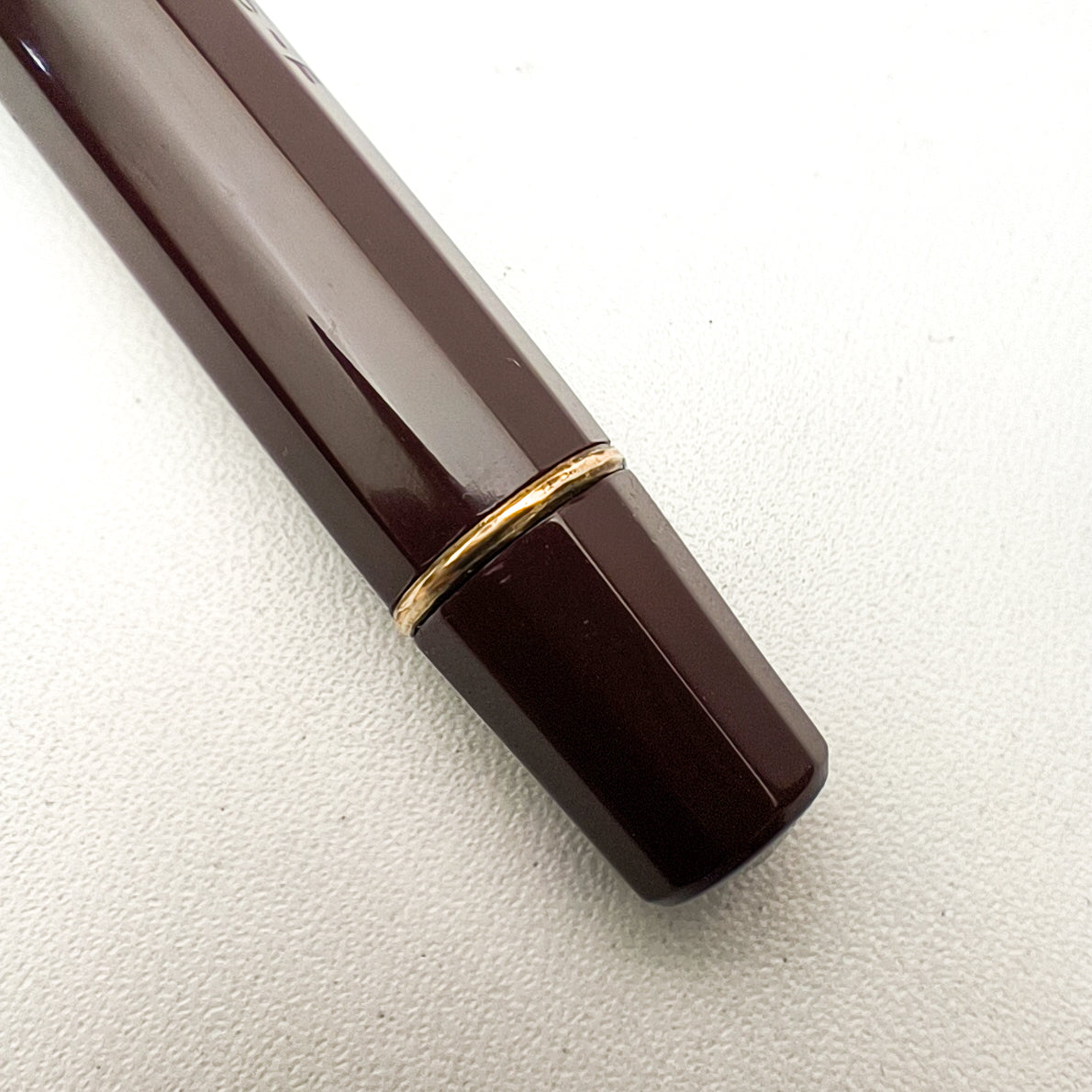OMAS 555F BURGUNDY FOUNTAIN PEN (1990s)