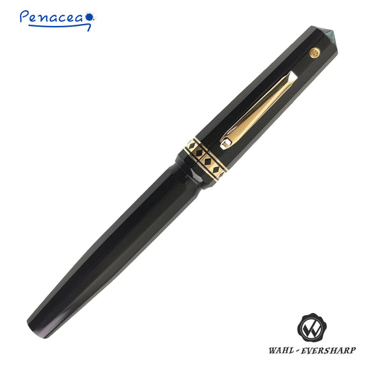 WAHL EVERSHARP MODERN DORIC JET BLACK FOUNTAIN PEN