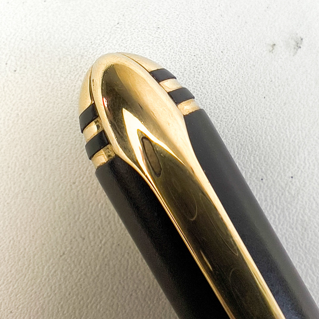 BULGARI ROMA MATTE BLACK GT FOUNTAIN PEN (1990s)