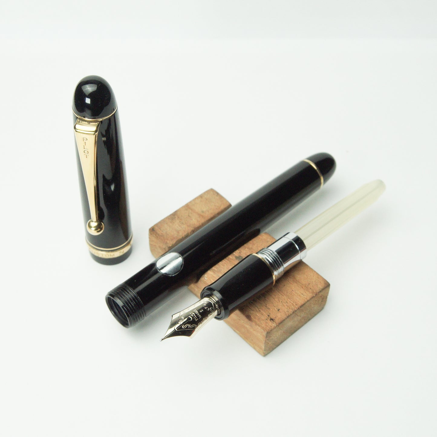 PILOT CUSTOM 74 BLACK GT FOUNTAIN PEN (1996)