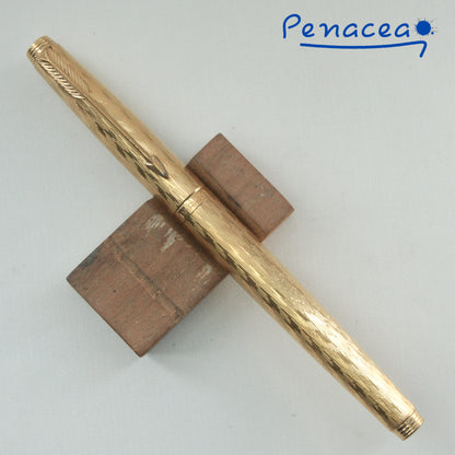 PARKER 75 FLAMME GOLDPLATED FOUNTAIN PEN (1980s)