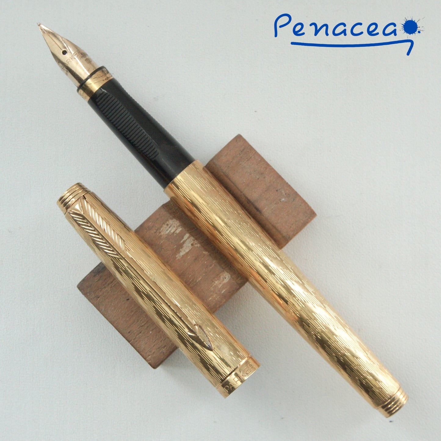 PARKER 75 FLAMME GOLDPLATED FOUNTAIN PEN (1980s)