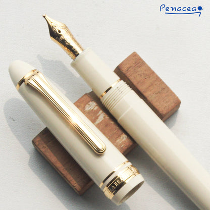 SAILOR 1911 STANDARD IVORY WHITE GT FOUNTAIN PEN (2015)