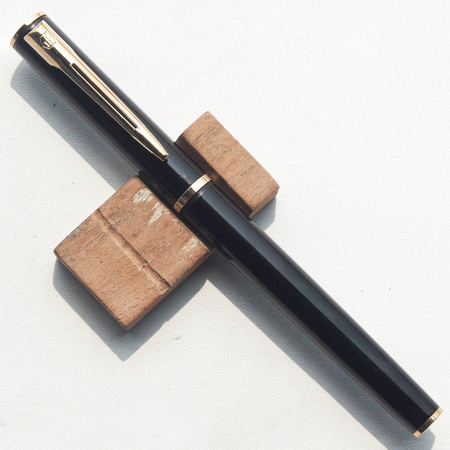 WATERMAN APOSTROPHE BLACK GT FOUNTAIN PEN (1995)