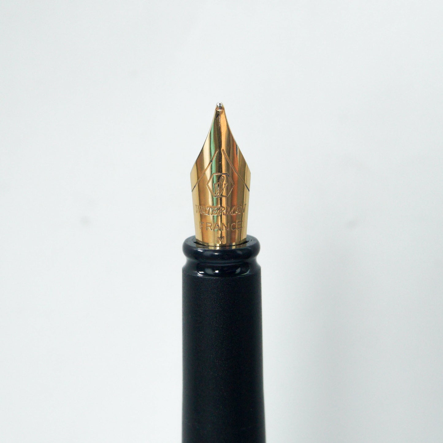 WATERMAN APOSTROPHE BLACK GT FOUNTAIN PEN (1995)