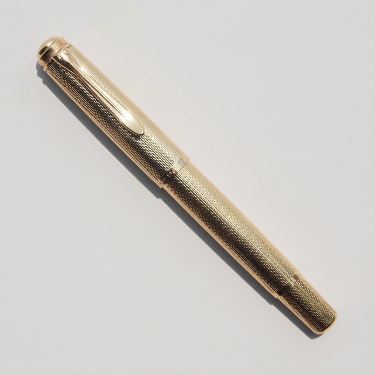 PELIKAN M760 JUBILEE GOLDPLATED BARLEYCORN FOUNTAIN PEN  (1988)