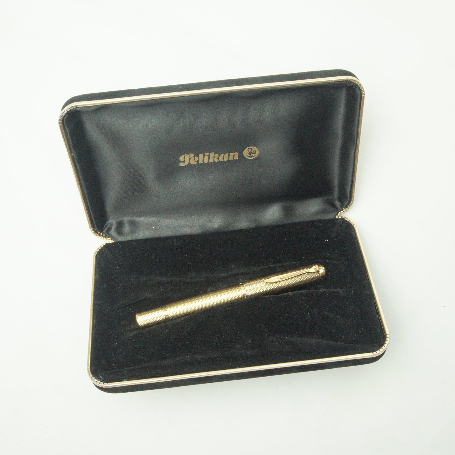 PELIKAN M760 JUBILEE GOLDPLATED BARLEYCORN FOUNTAIN PEN  (1988)