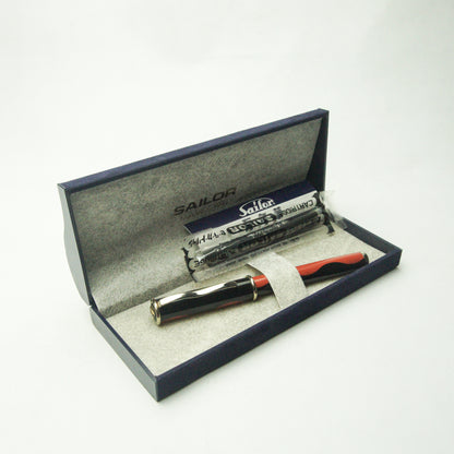 SAILOR LIMITED EDITION 85th ANNIVERSARY THETA CLUB URUSHI VERMILLION SPECIALTY NIB FOUNTAIN PEN (1996)