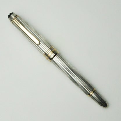 MONTBLANC 114 SOLITAIRE HOMMAGE TO WOLFGANG AMADEUS MOZART STERLING SILVER Ag925 PINSTRIPE FOUNTAIN PEN  (1997)