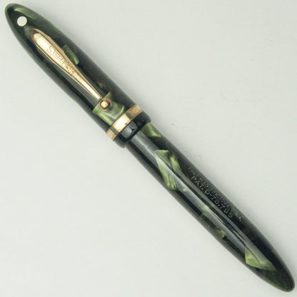 SHEAFFER BALANCE LIFETIME STANDARD MARINE GREEN FOUNTAIN PEN (1930s)