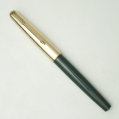 PARKER 51 AEROMETRIC MARK III NAVY GRAY FOUNTAIN PEN (1960s)