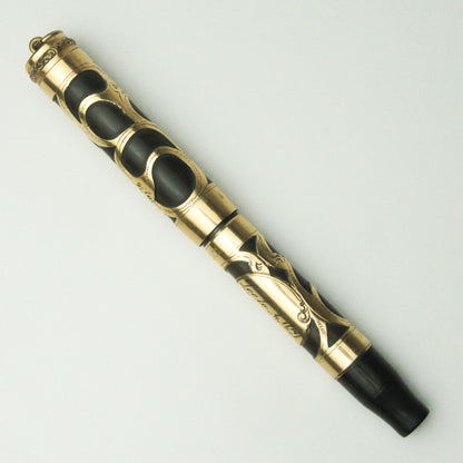 PARKER LUCKY CURVE NO.16 HEATH FILIGREE RINGTOP FOUNTAIN PEN (1916)