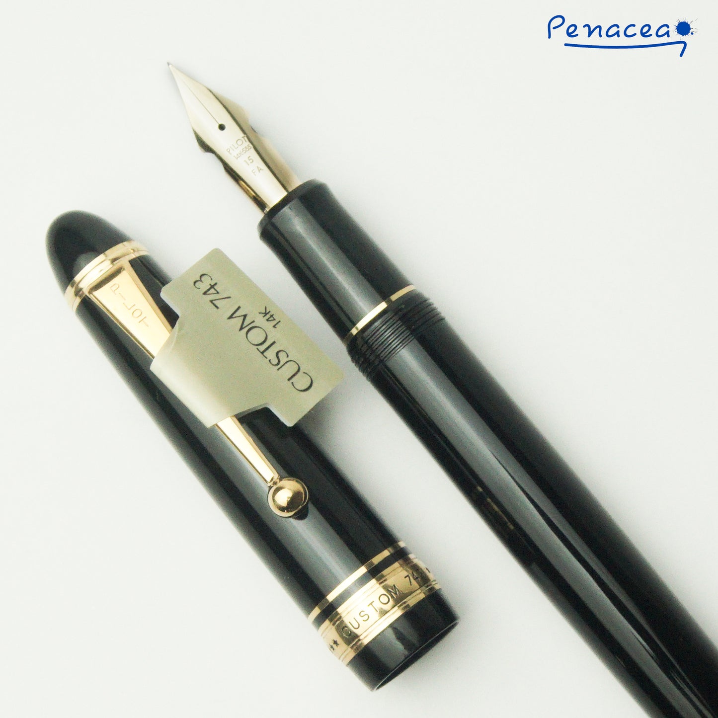 PILOT CUSTOM 743 BLACK GT FOUNTAIN PEN (2018)