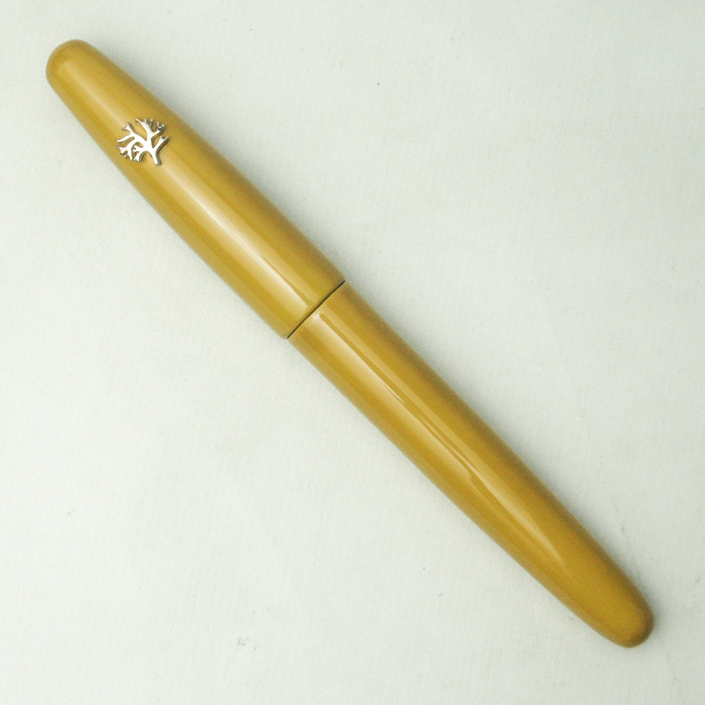 WANCHER TRUE URUSHI YELLOW FOUNTAIN PEN