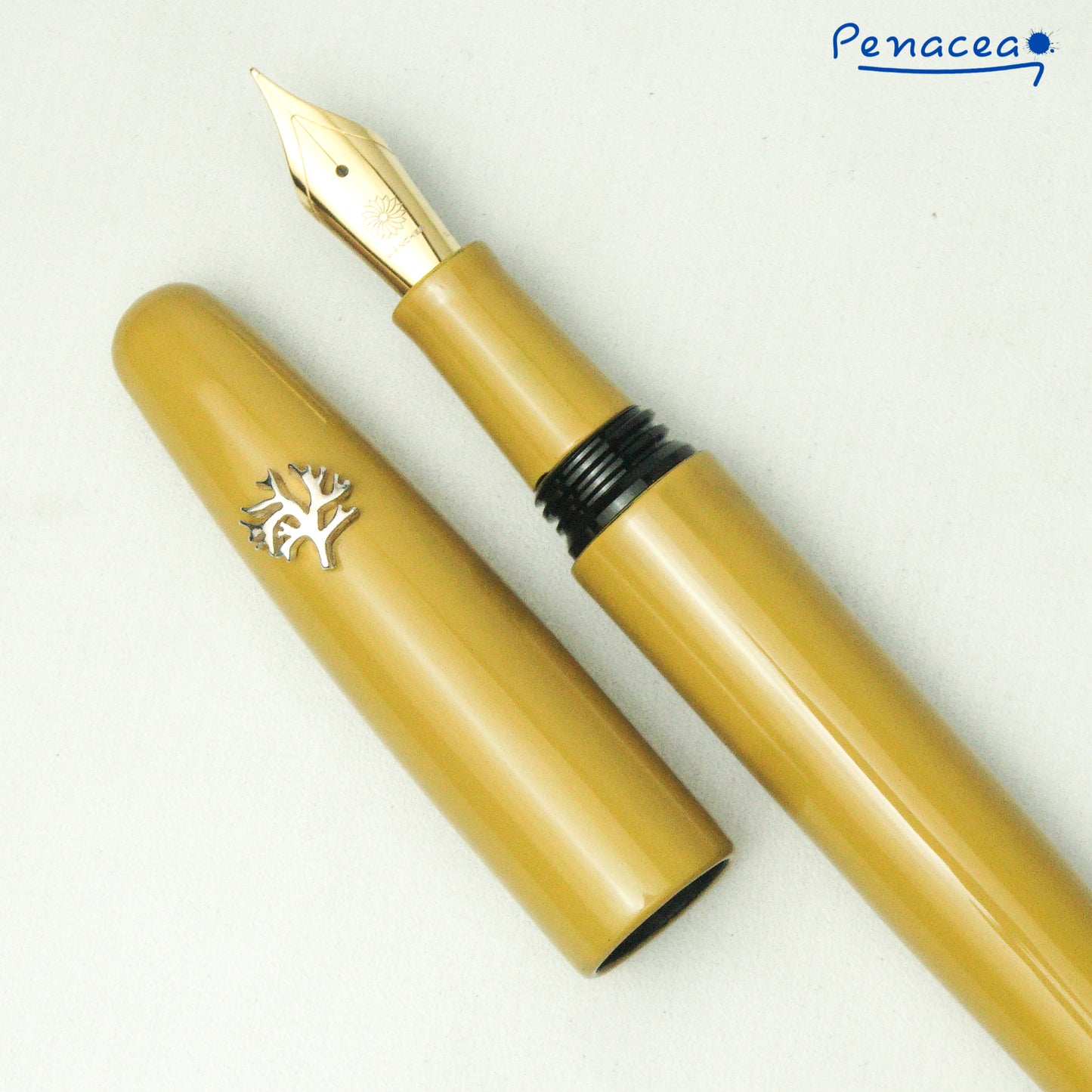 WANCHER TRUE URUSHI YELLOW FOUNTAIN PEN