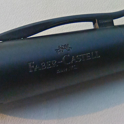 FABER CASTELL E-MOTION PURE BLACK FOUNTAIN PEN (2018)