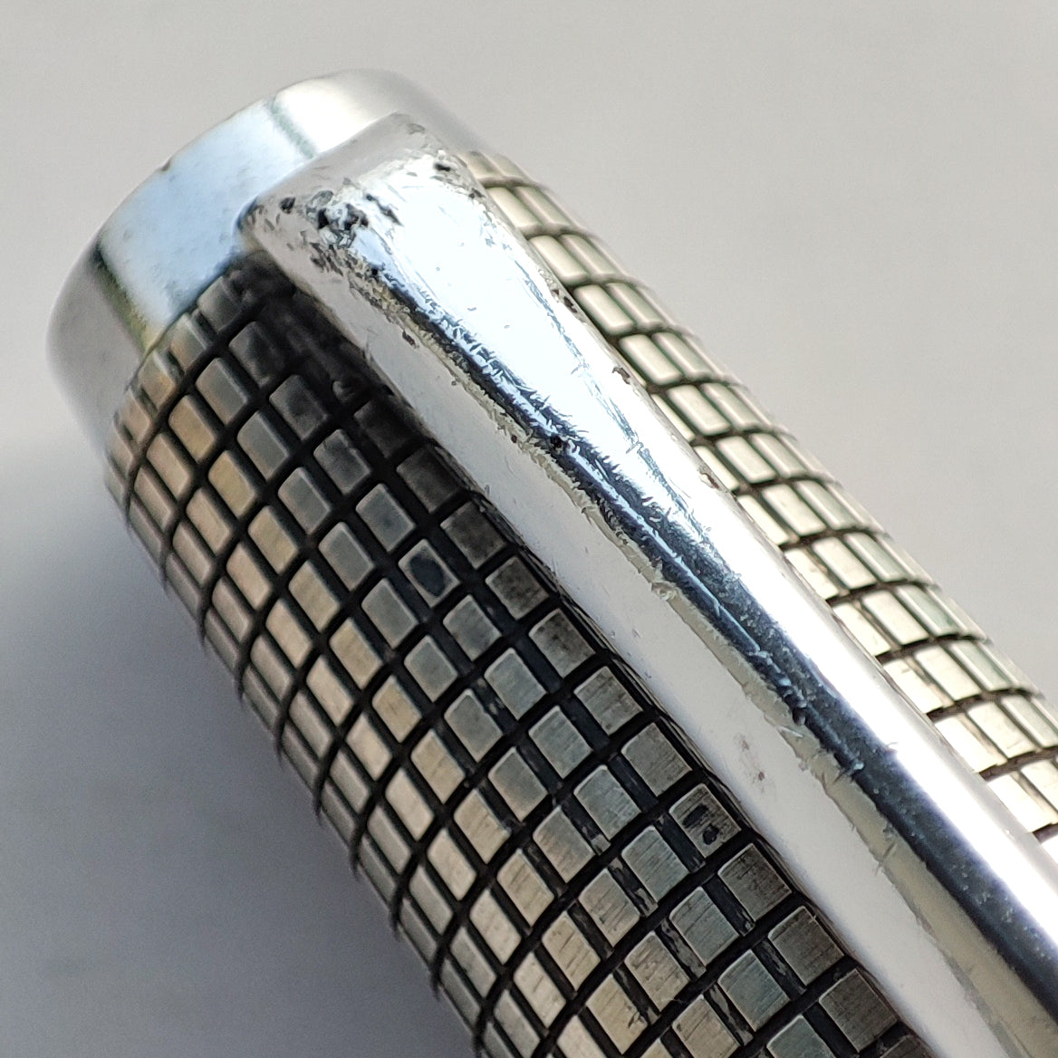 SAILOR STERLING CROSSHATCH FOUNTAIN PEN (1976)