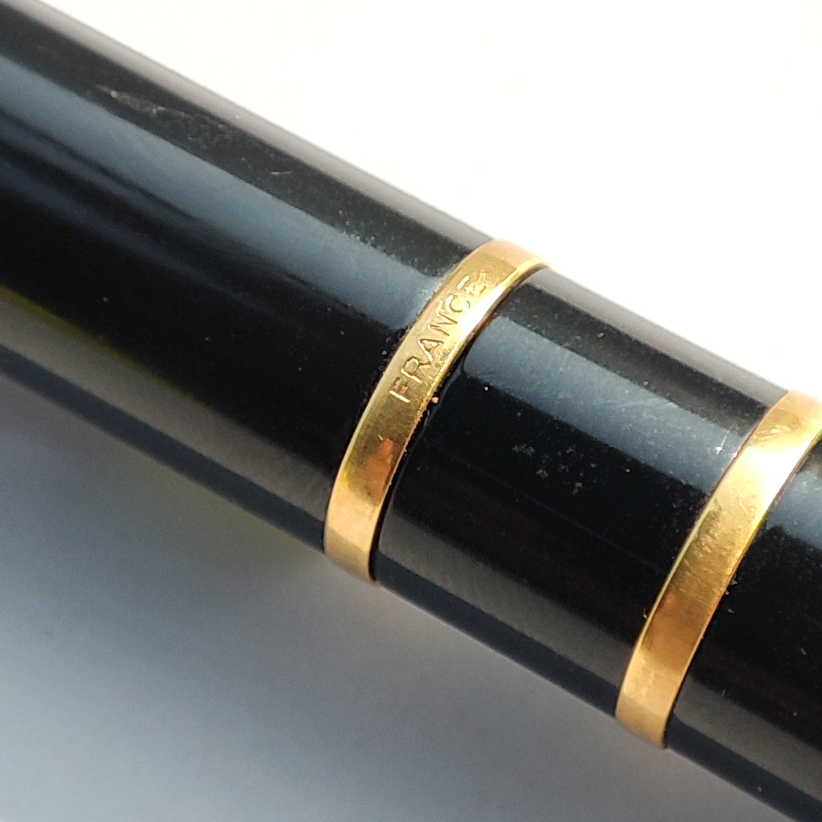 WATERMAN LAUREAT MK II BLACK LACQUER GT FOUNTAIN PEN (1985)