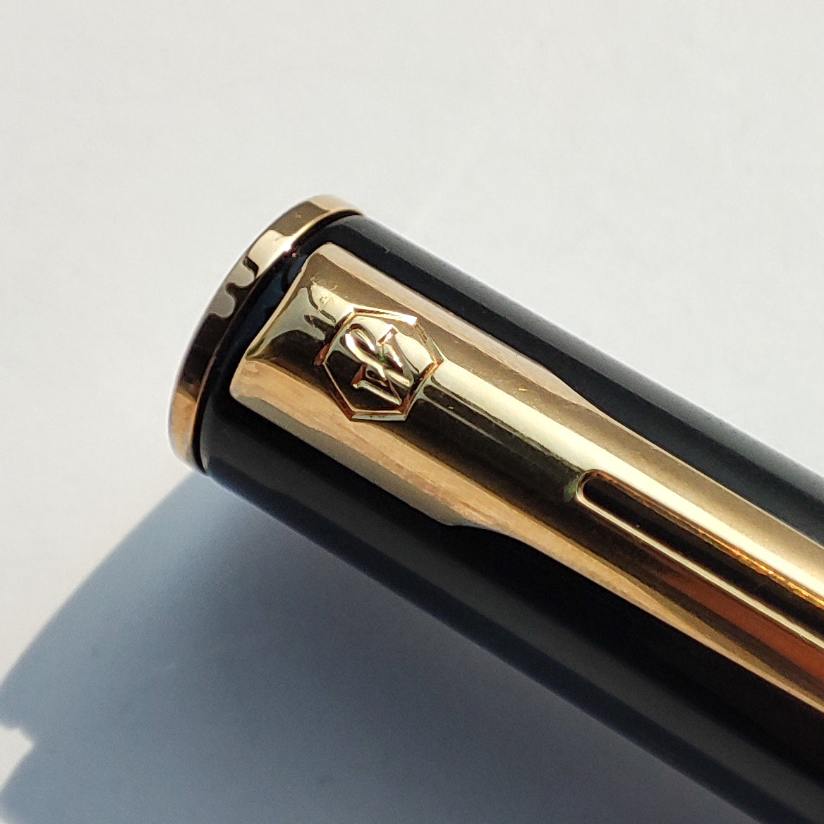 WATERMAN APOSTROPHE BLACK GT FOUNTAIN PEN (1995)