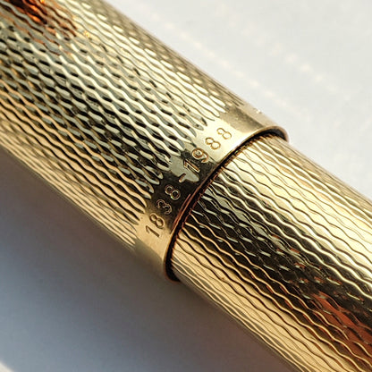 PELIKAN M760 JUBILEE GOLDPLATED BARLEYCORN FOUNTAIN PEN  (1988)