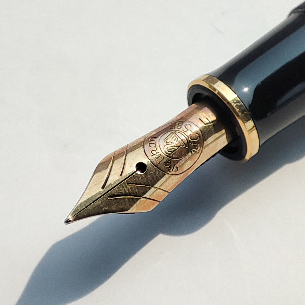 PELIKAN M760 JUBILEE GOLDPLATED BARLEYCORN FOUNTAIN PEN  (1988)