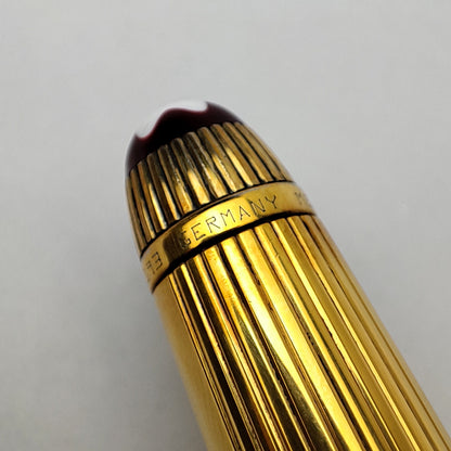 MONTBLANC 144 SOLITAIRE DOUE VERMEIL BURGUNDY FOUNTAIN PEN (1996)