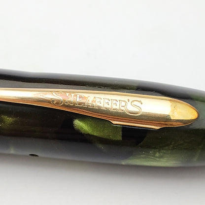 SHEAFFER BALANCE LIFETIME STANDARD MARINE GREEN FOUNTAIN PEN (1930s)