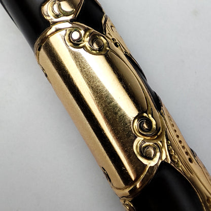 PARKER LUCKY CURVE NO.16 FILIGREE EYEDROPPER FOUNTAIN PEN (1914)