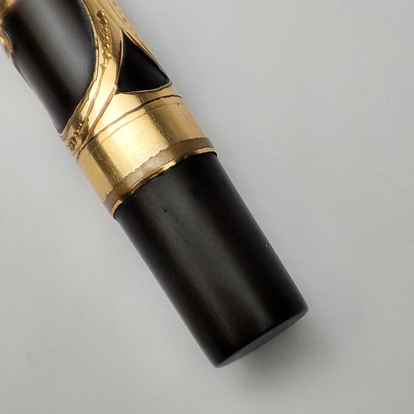 PARKER LUCKY CURVE NO.16 FILIGREE EYEDROPPER FOUNTAIN PEN (1914)