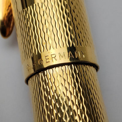 PELIKAN M760 JUBILEE GOLDPLATED BARLEYCORN FOUNTAIN PEN  (1989)