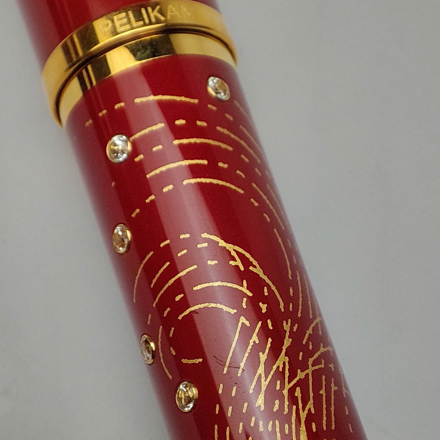 PELIKAN LIMITED EDITION ACHIEVEMENT OF CIVILIZATION FIRE FOUNTAIN PEN (2010)