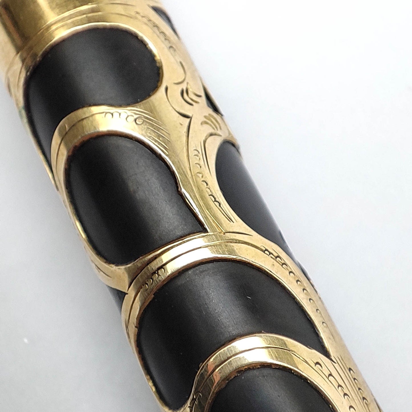 PARKER LUCKY CURVE NO.16 HEATH FILIGREE RINGTOP FOUNTAIN PEN (1916)