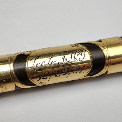 PARKER LUCKY CURVE NO.16 HEATH FILIGREE RINGTOP FOUNTAIN PEN (1916)